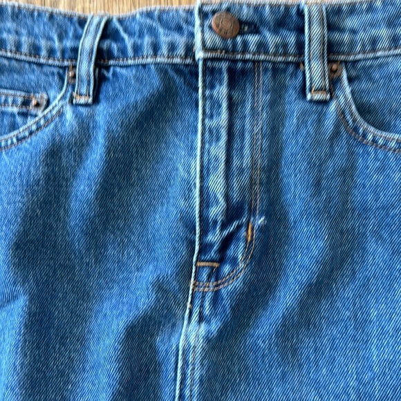 J. CREW Raw Hem Denim / Jean Skirt - Picture 6 of 7